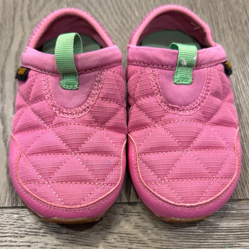 Teva Pink Quilted Slip-On Shoes